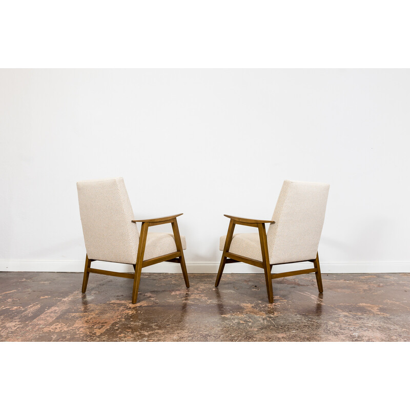 Pair of vintage armchairs, Poland 1960