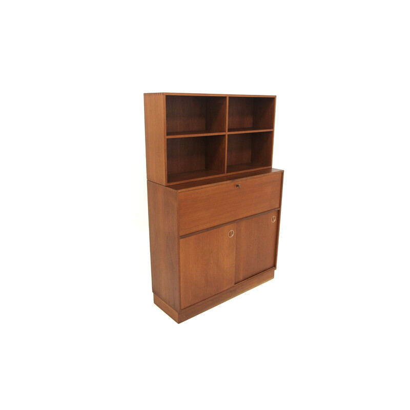 Vintage "Fiesta" teak secretary desk for Bräntorps Industrier, Sweden 1960