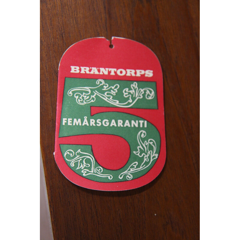 Scrivania vintage in teak "Fiesta" per Bräntorps Industrier, Svezia 1960