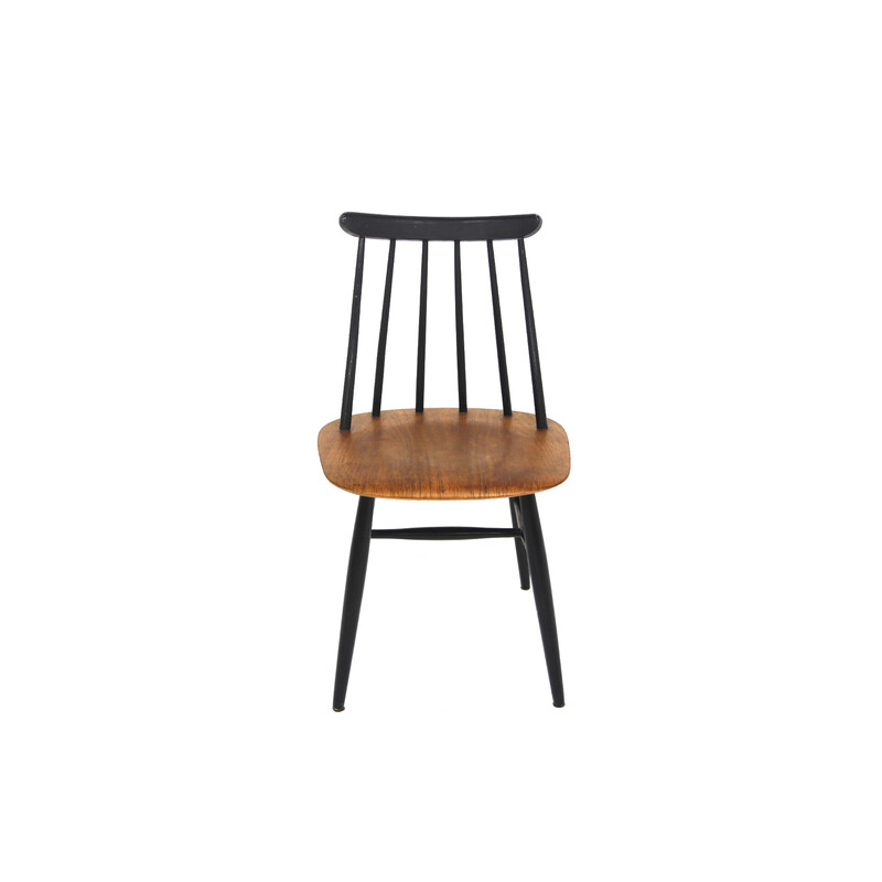 Set of 6 vintage "Fanett" teak chairs by Ilmari Tapiovaara for La Maison Edsbyverken, Sweden 1960