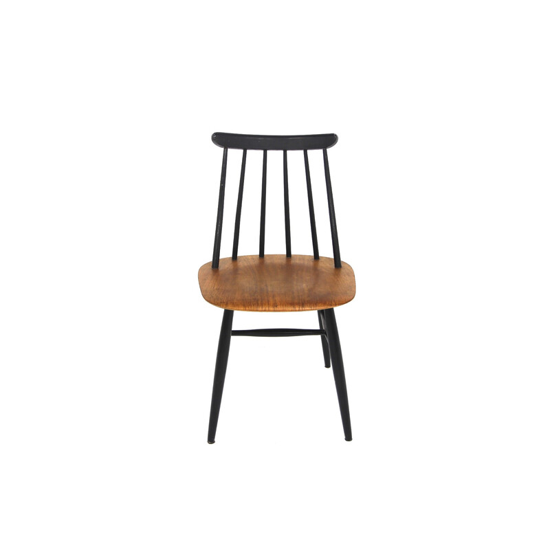 Set van 6 vintage teakhouten "Fanett" stoelen van Ilmari Tapiovaara voor La Maison Edsbyverken, Zweden 1960