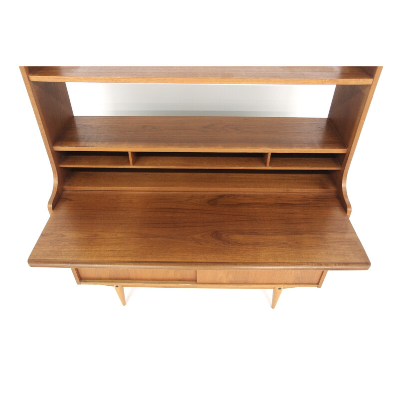 Vintage teak secretary, Sweden 1960