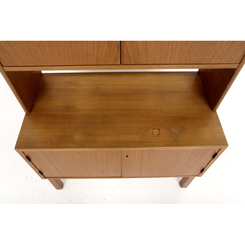 Vintage teak and beech cabinet, Sweden 1960