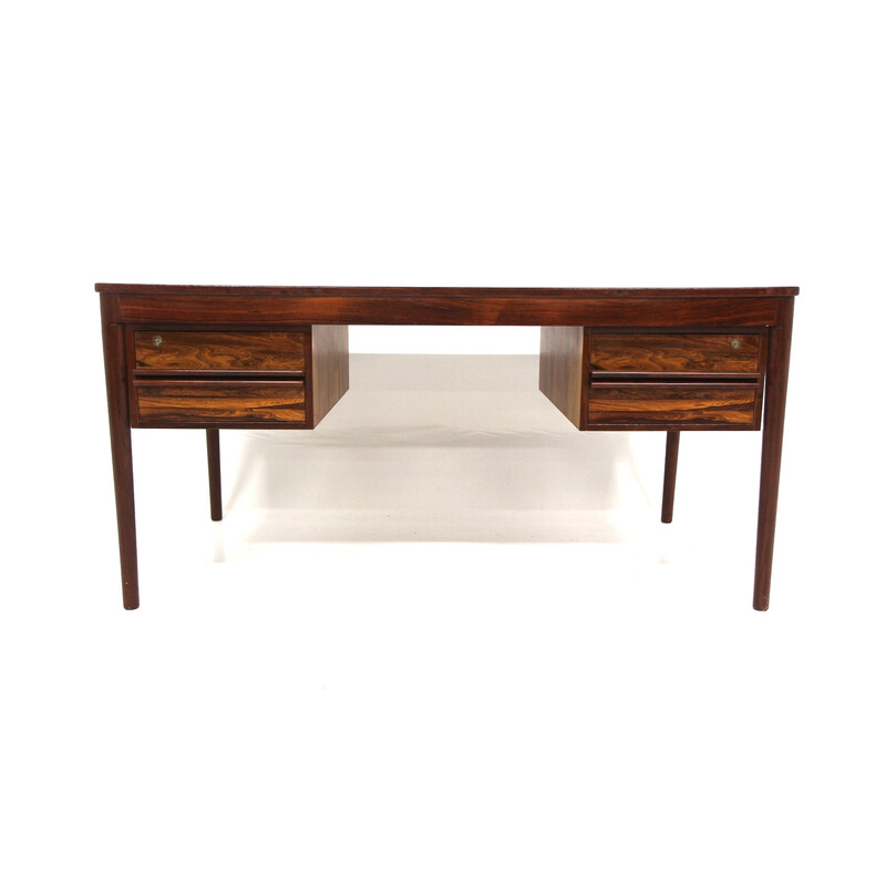 Vintage rosewood desk for Averskogs Möbelfabrik, Denmark 1960