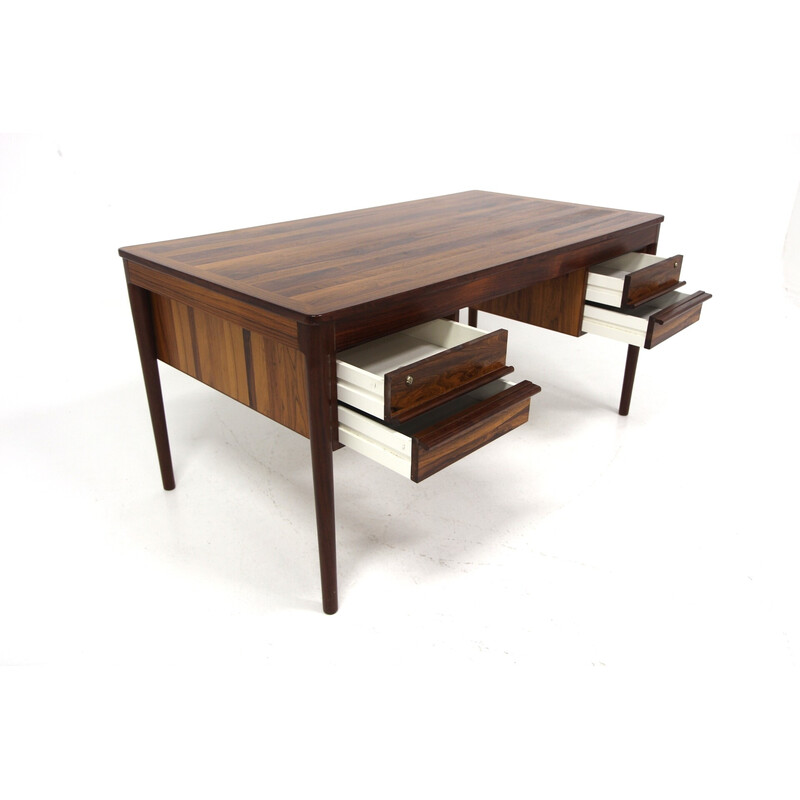 Vintage rosewood desk for Averskogs Möbelfabrik, Denmark 1960