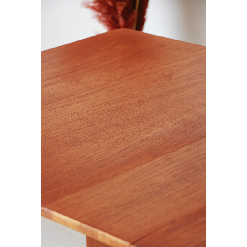 Vintage teak and oak drop leaf table by Bendt Winge for Kleppes Mobelfabrikk, Norway 1960