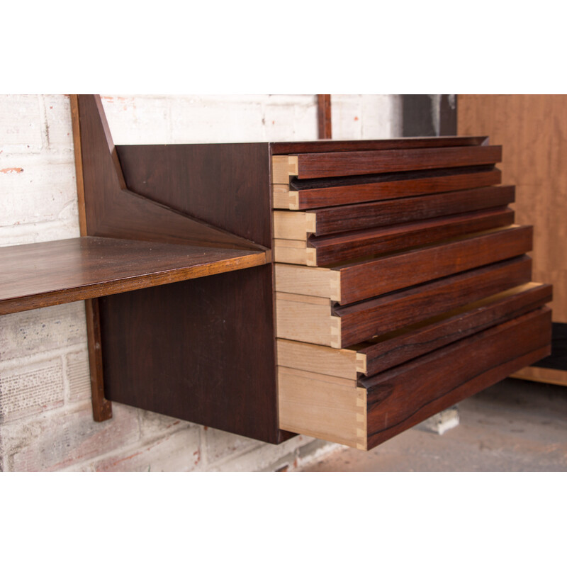 Vintage rosewood bookcase shelf by Poul Cadovius, Denmark 1960