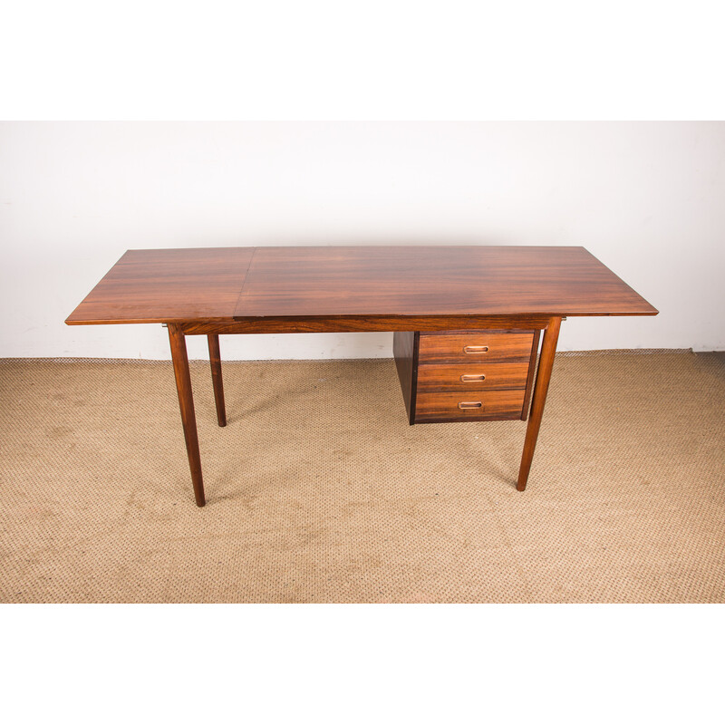 Vintage model 0S 51 desk in rosewood with extension by Arne Vodder for Sigh et Son, Denmark 1960