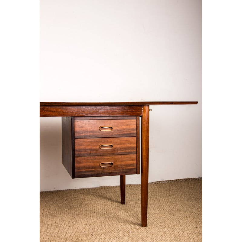 Vintage model 0S 51 desk in rosewood with extension by Arne Vodder for Sigh et Son, Denmark 1960