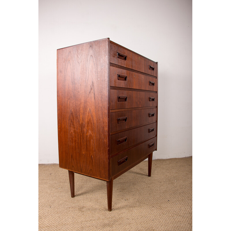 Vintage teak chest of drawers by Gunnar Nielsen for Tibergaard, Denmark 1960