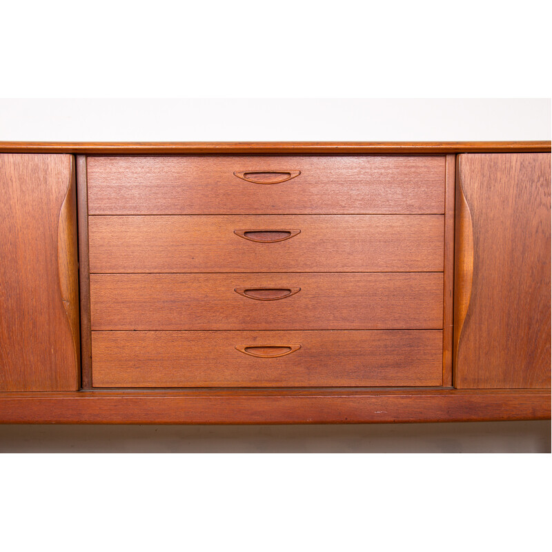 Vintage teak sideboard by Henry Walter Klein for Bramin, Denmark 1960