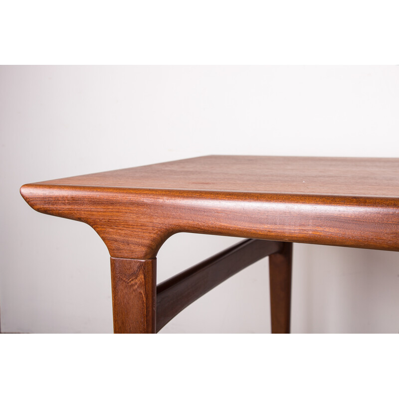 Vintage extendable teak dining table by Johannes Andersen for Uldum Mobelfabrik, Denmark 1960