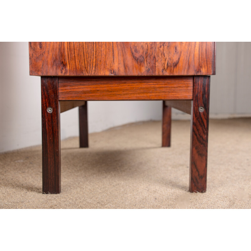 Vintage secretary in Rio rosewood for Dyrlund, Denmark 1960