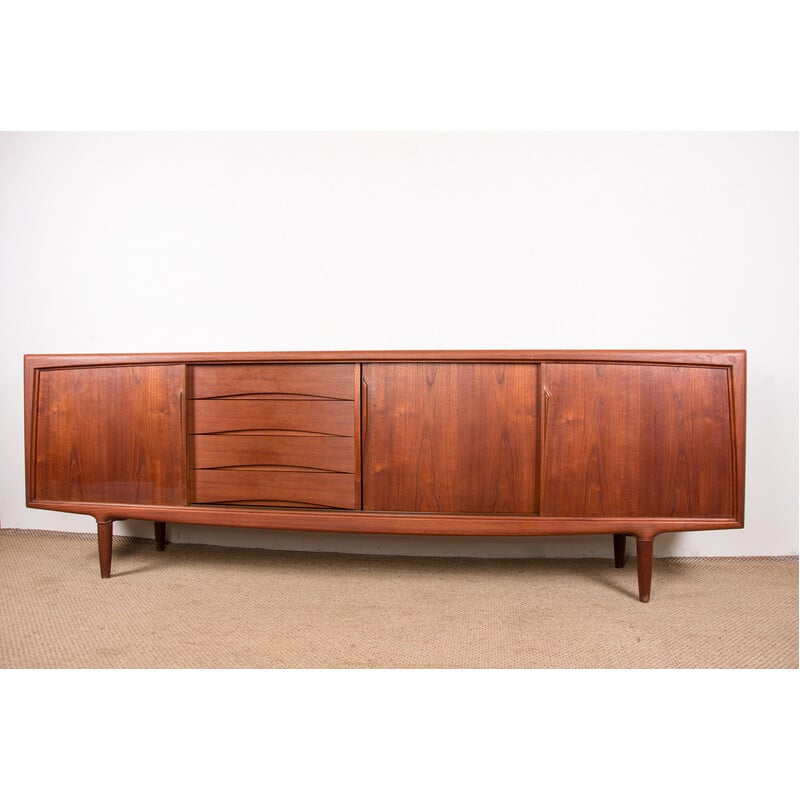 Vintage teak sideboard by Axel Christensen for Aco Mobler, Denmark 1960