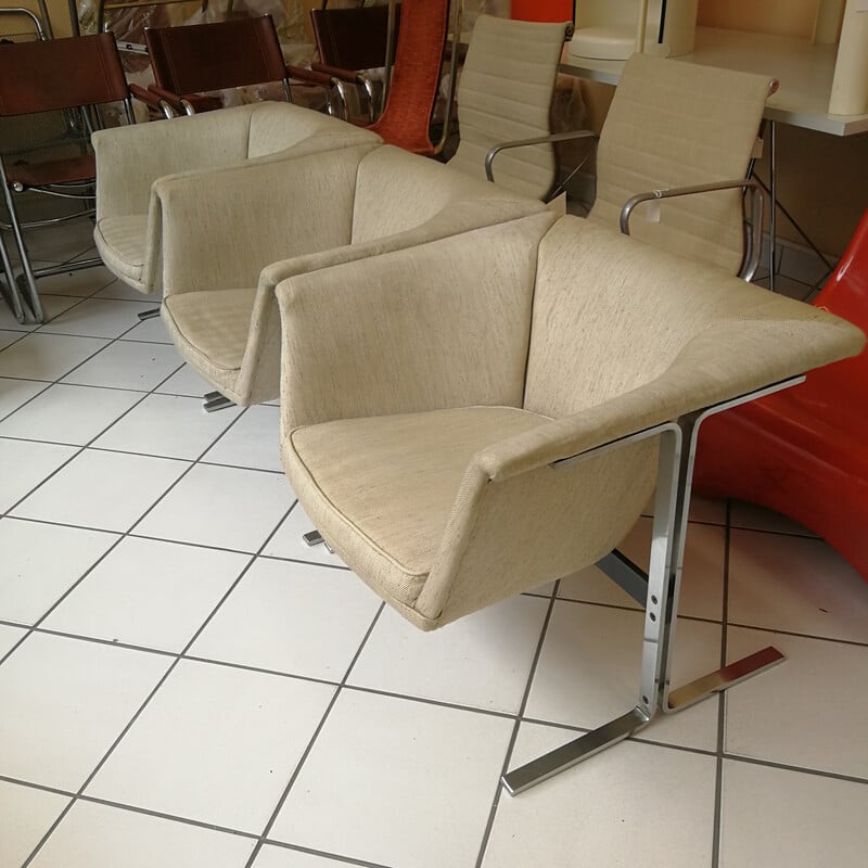 Paar vintage fauteuils voor Artifort, 1960