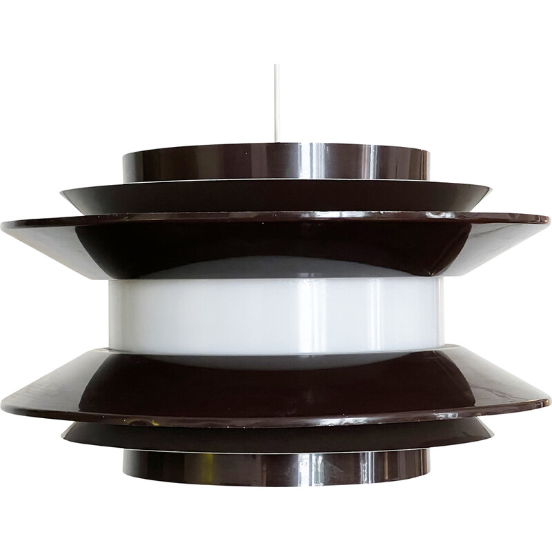 Vintage “Trava” pendant lamp by Carl Thore for Granhaga Metallindustri, Sweden 1970