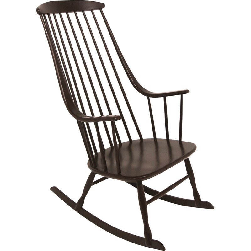 Vintage rocking chair "Bohem" by Lena Larsson for Nesto, Sweden 1960