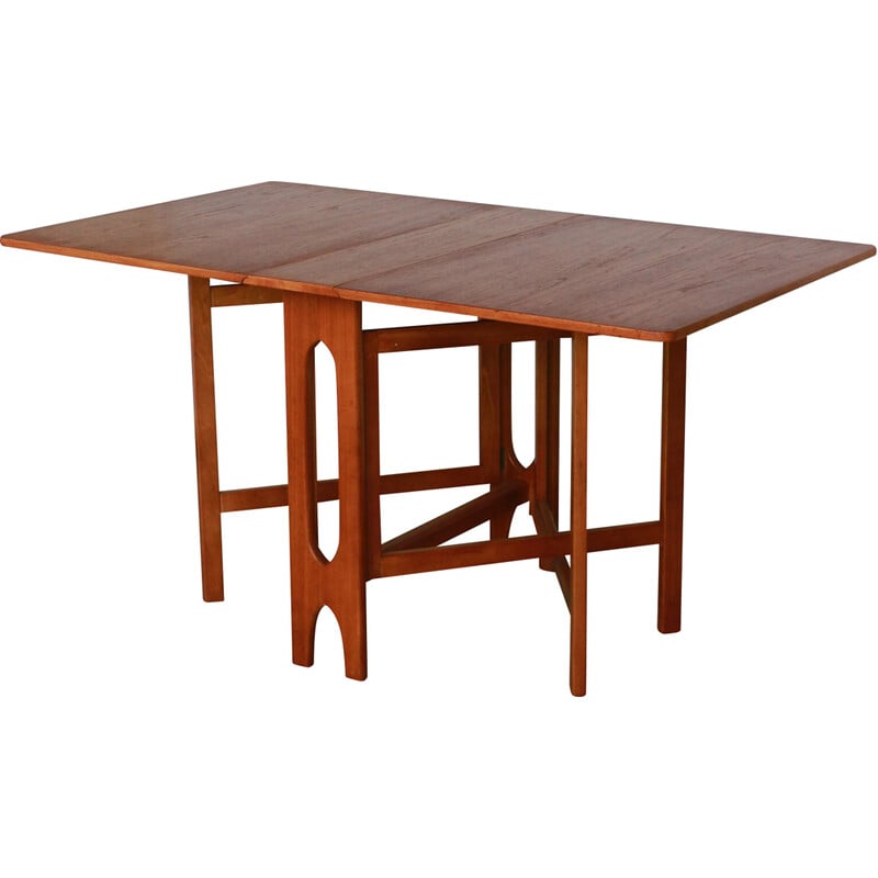 Vintage Tisch mit Teak- und Eichenholzklappen von Bendt Winge für Kleppes Mobelfabrikk, Norwegen 1960