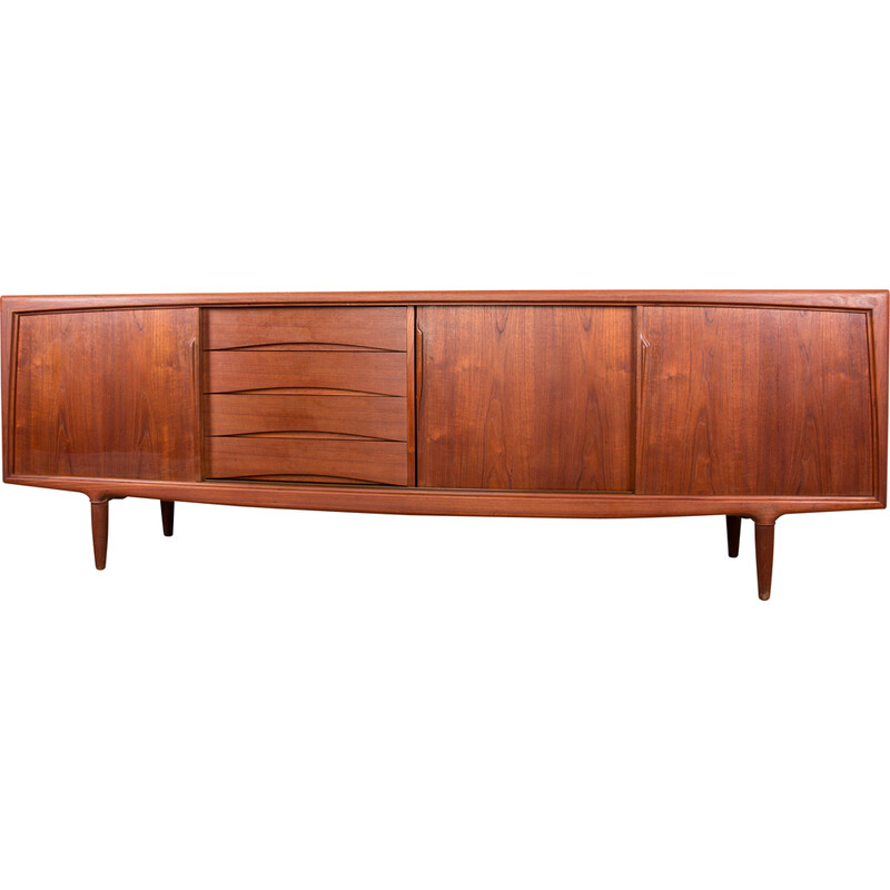 Vintage teak sideboard by Axel Christensen for Aco Mobler, Denmark 1960