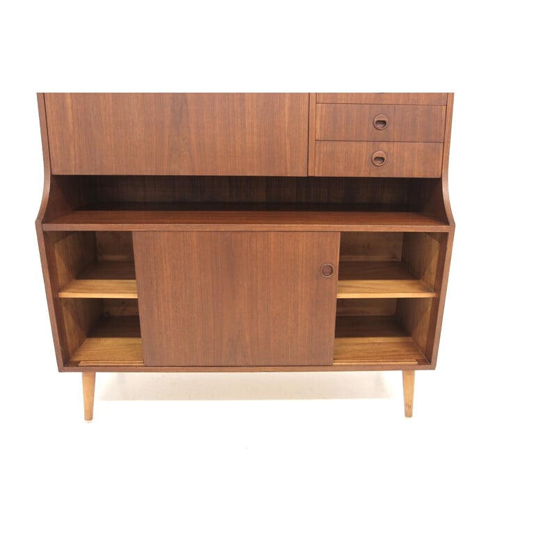 Vintage teak secretary, Sweden 1960