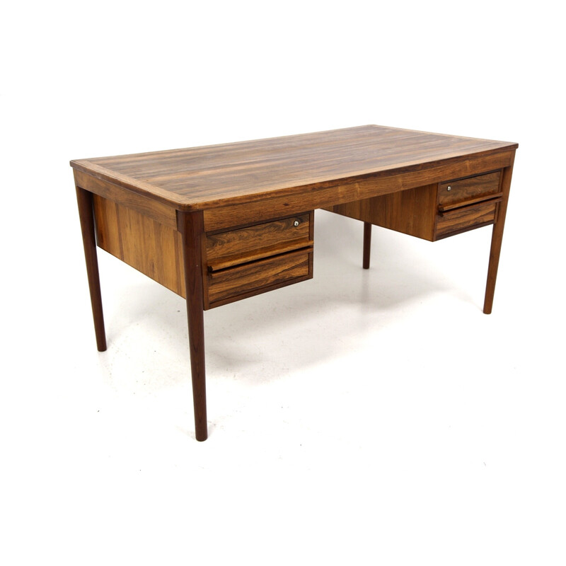 Vintage rosewood desk for Averskogs Möbelfabrik, Sweden 1960