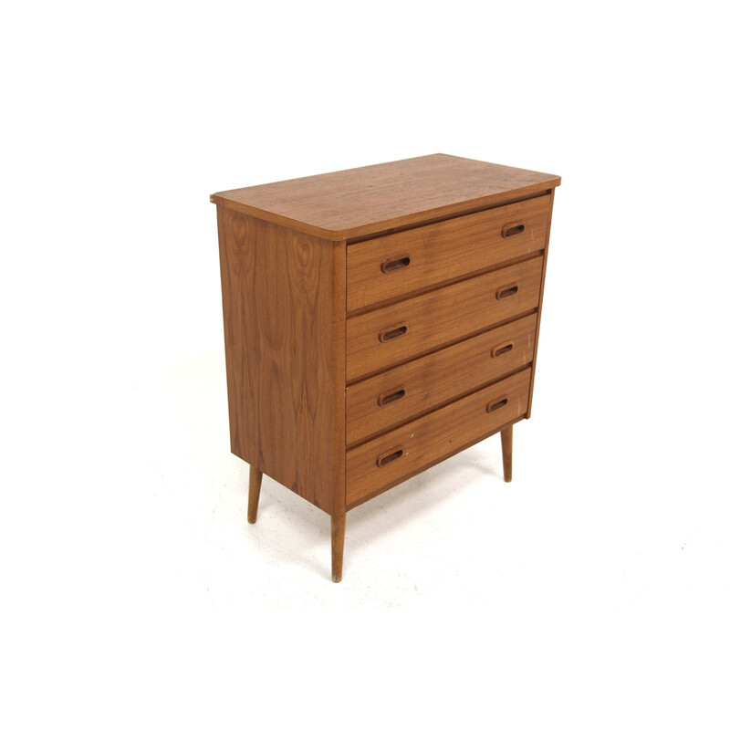 Vintage teak and oak chest of drawers, Sweden 1960