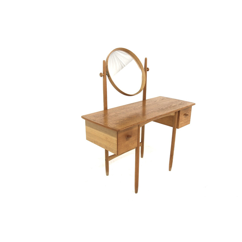 Vintage oak dressing table by Engström and Myrstrand for Bodafors, Sweden 1960