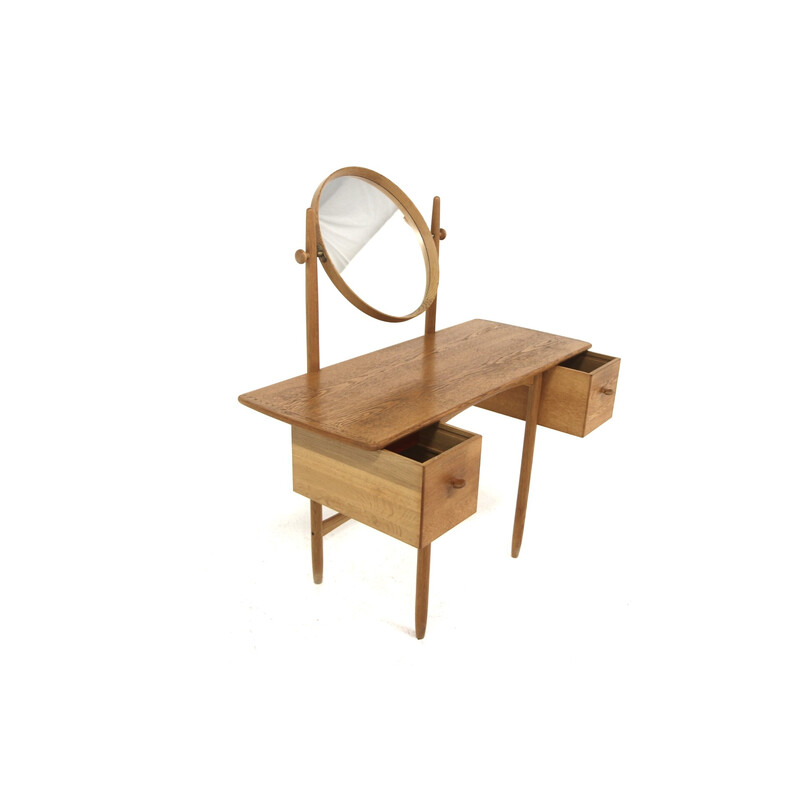 Vintage oak dressing table by Engström and Myrstrand for Bodafors, Sweden 1960