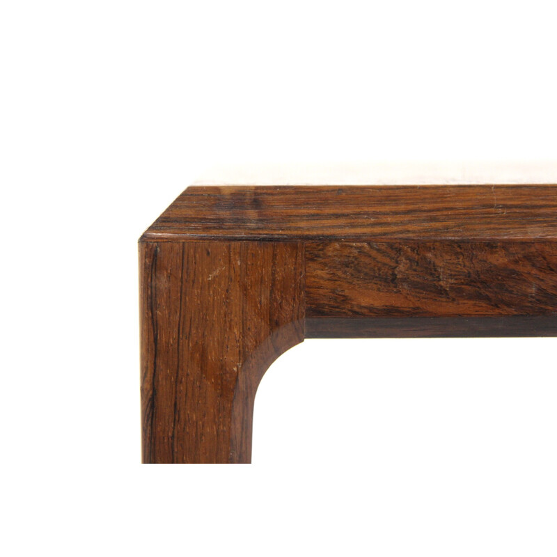 Vintage rosewood side table by Johannes Andersen for Silkeborg, Denmark 1960