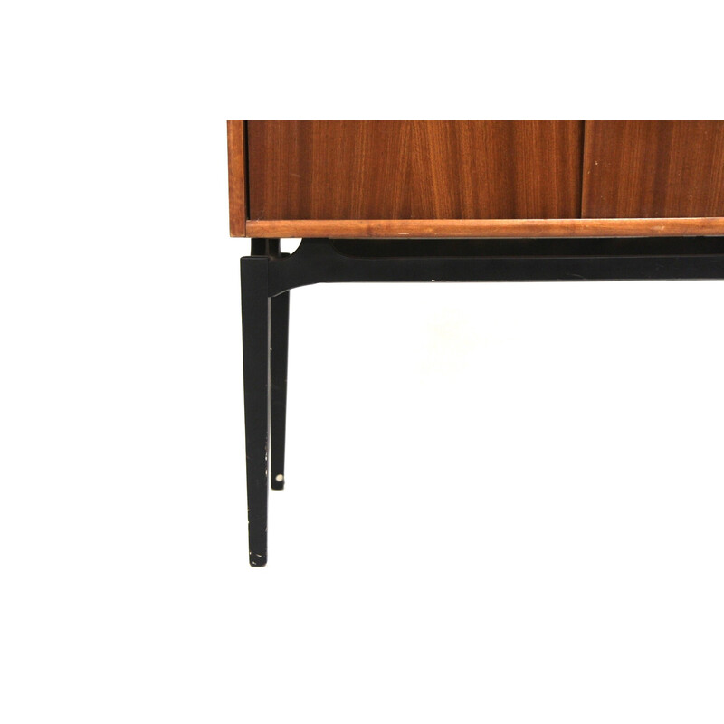 Vintage mahogany secretary desk, Sweden 1960