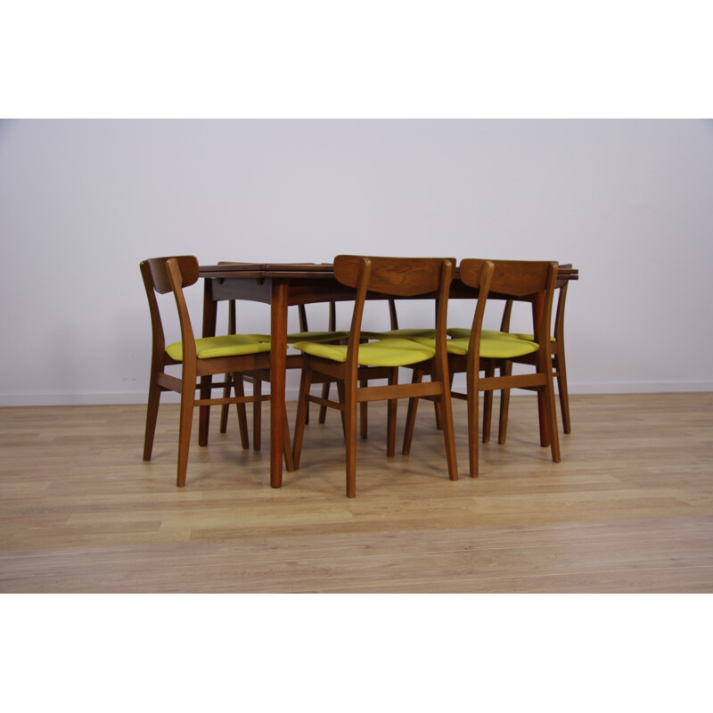 Danish extendable dining table in teak - 1960s