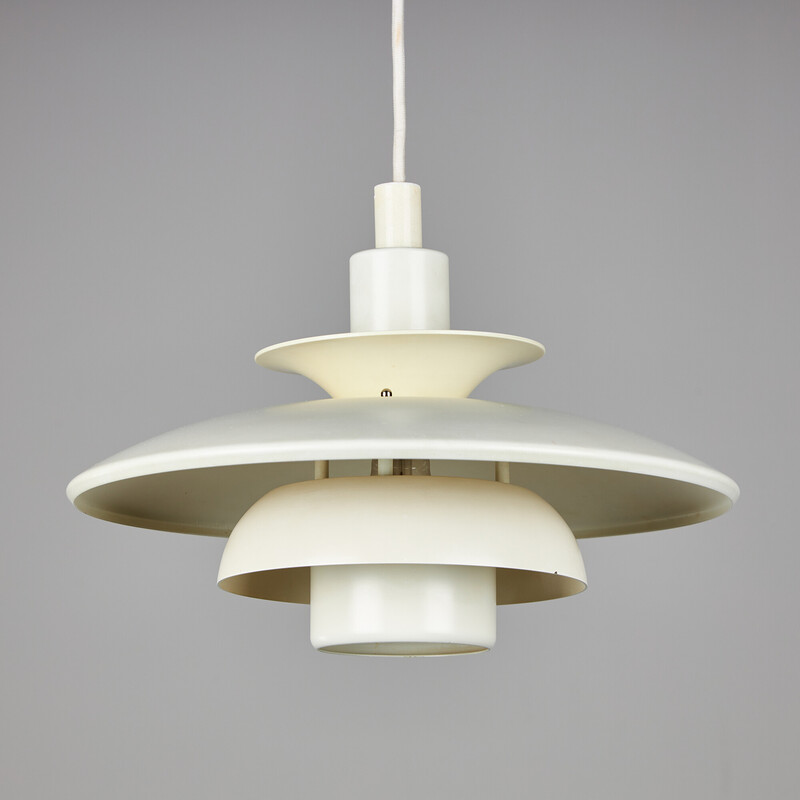 Vintage aluminum pendant lamp for Ljuskär, 1970