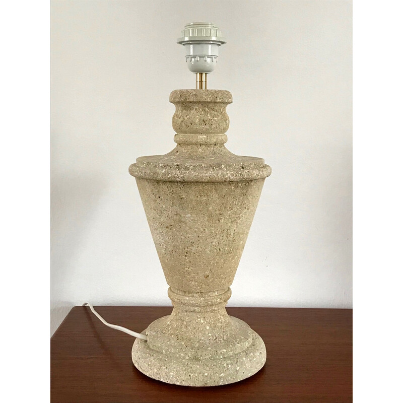 Vintage Gard stone lamp, 1970