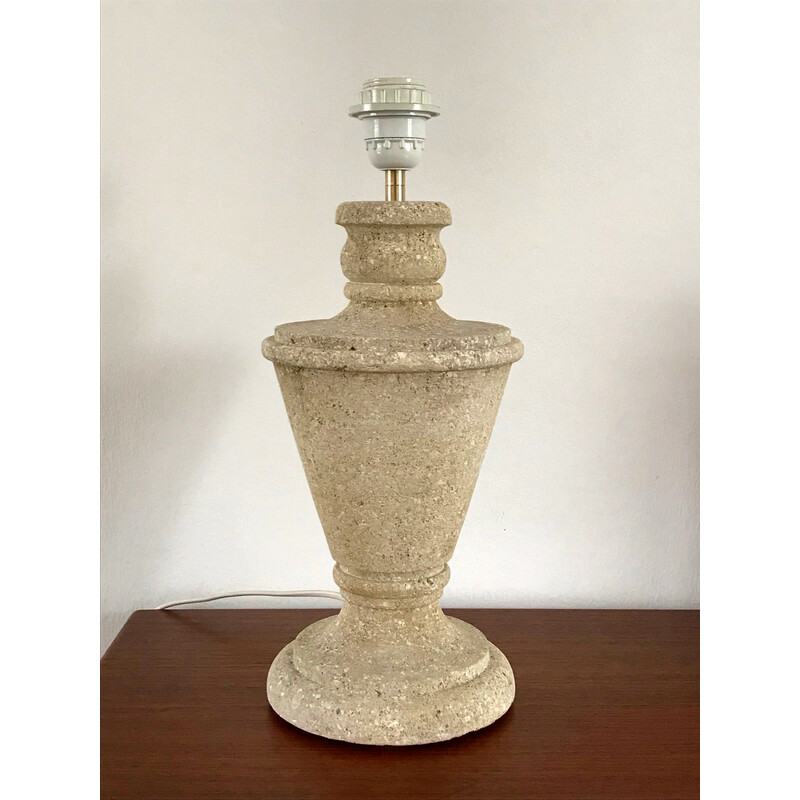 Lampada vintage in pietra di Gard, 1970