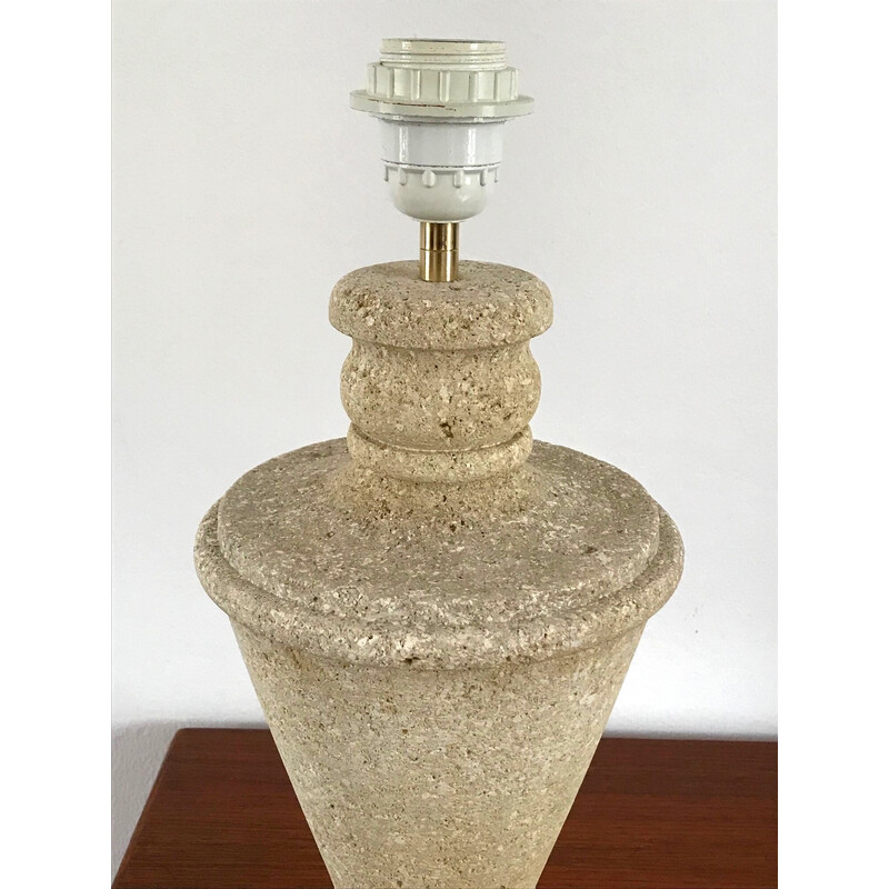 Vintage Gard stone lamp, 1970