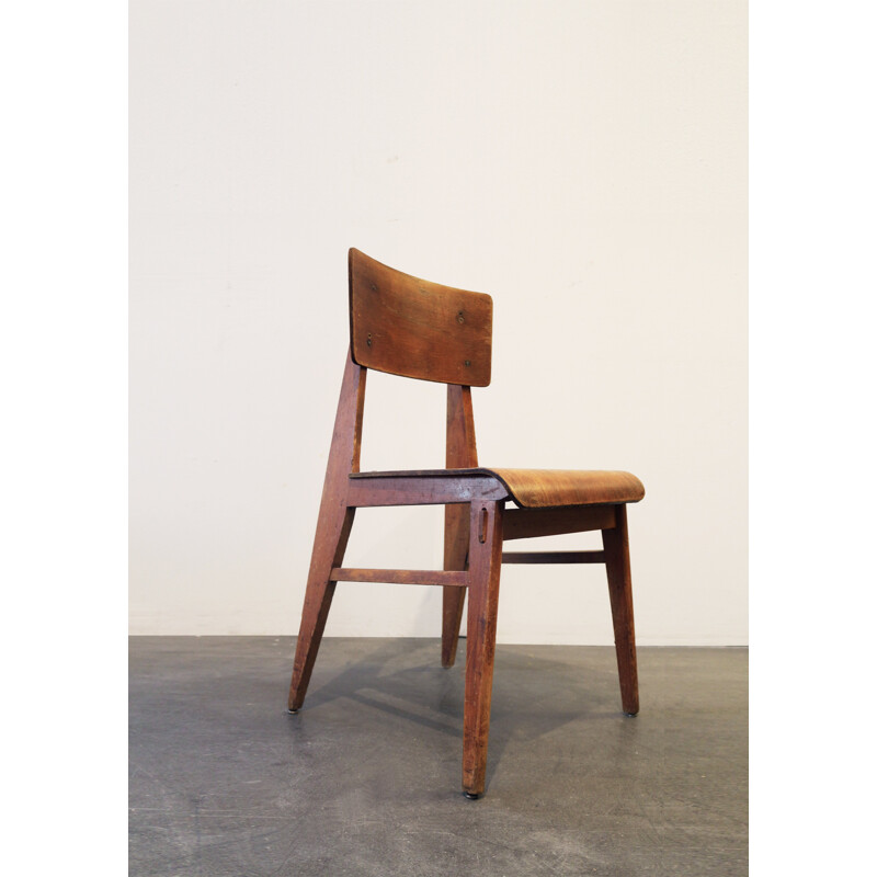 "Tout bois" chair by Jean Prouvé - 1940s