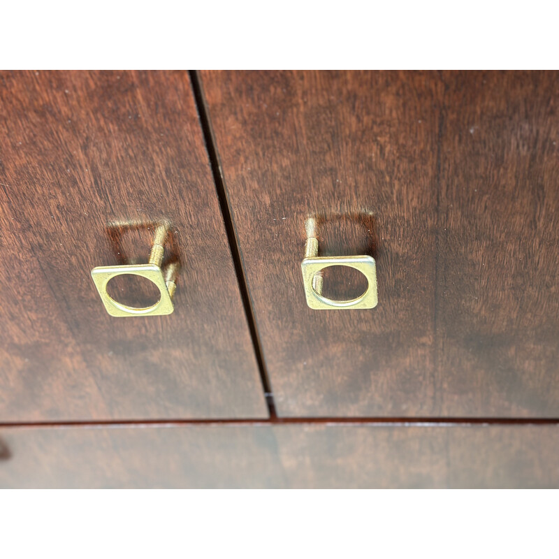 Vintage mahogany storage unit, Denmark 1950