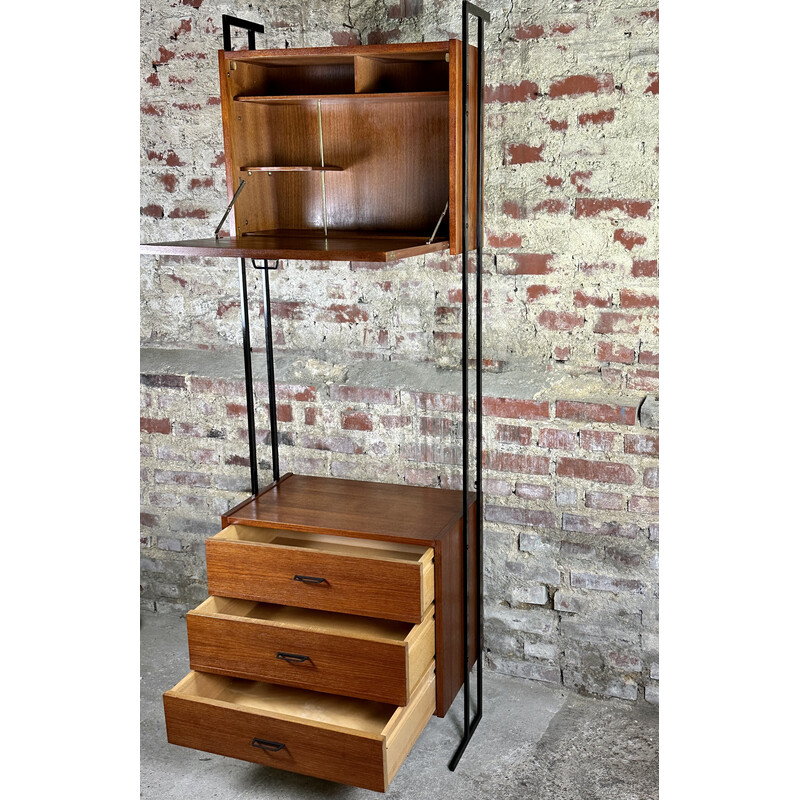 Vintage modular teak storage unit, 1960