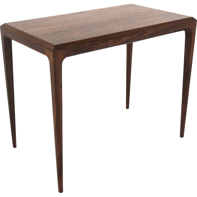 Vintage rosewood side table by Johannes Andersen for Silkeborg, Denmark 1960