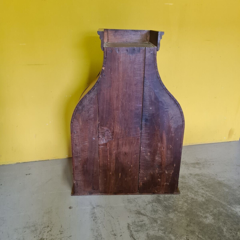 Vintage mahogany table display case, France