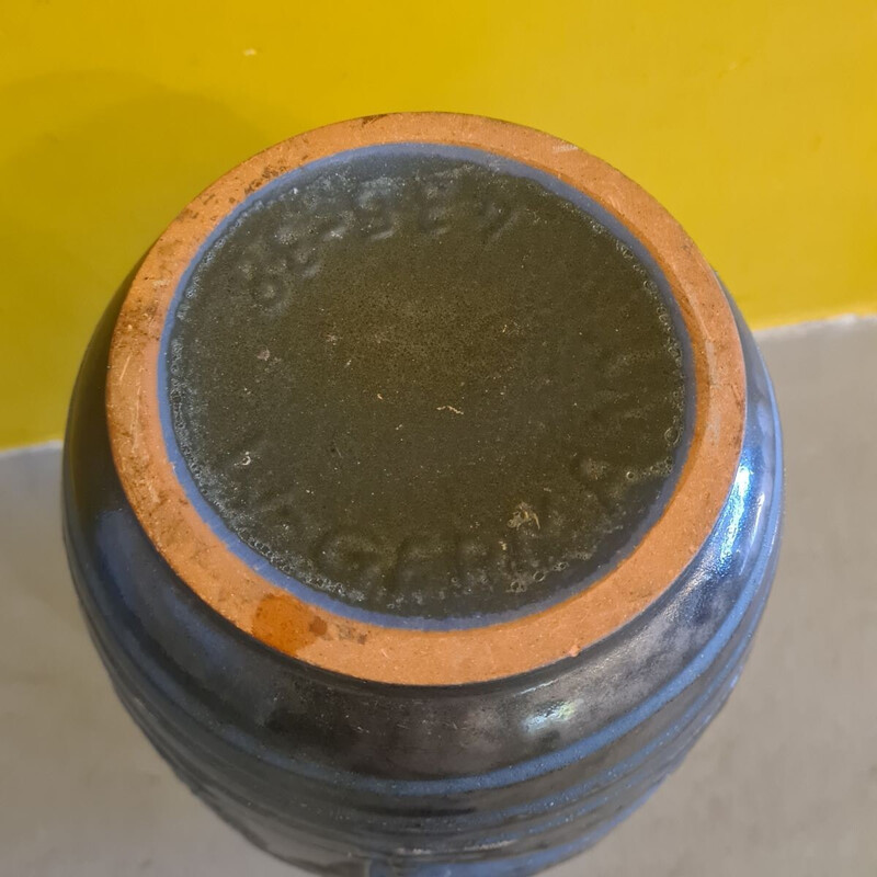 Jarra Vintage Fat Lava Ankara em cerâmica de barro para Carstens Tönnieshof, Alemanha 1960