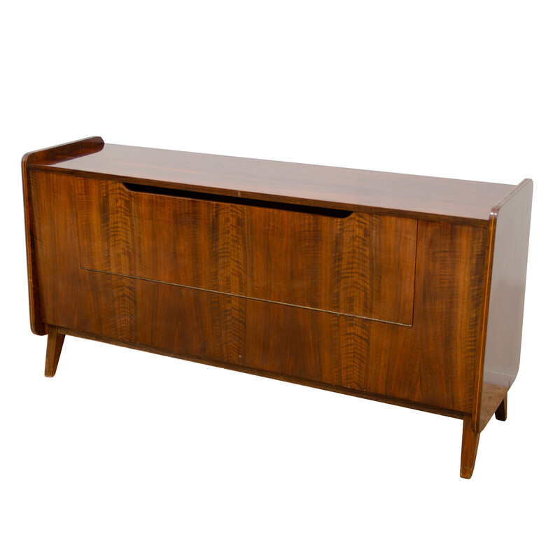 Vintage walnut chest of drawers by František Jirák for Tatra Nábytok, Czechoslovakia 1970