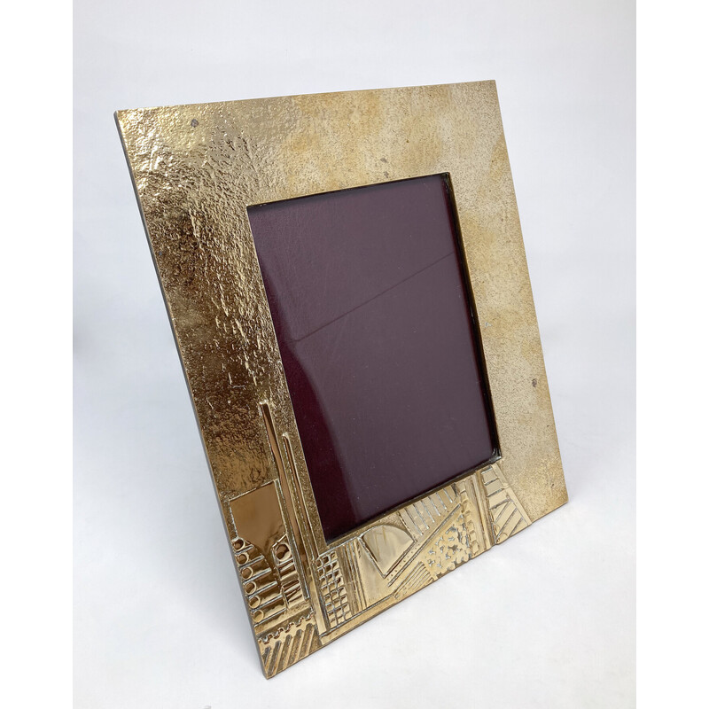 Modern vintage brass frame