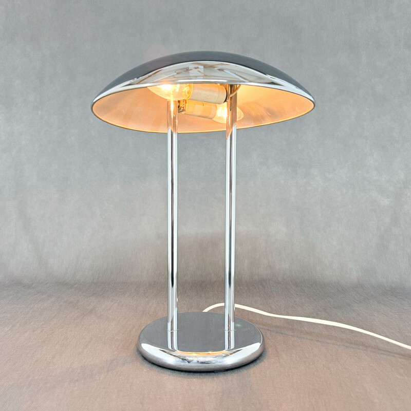 Vintage mushroom lamp in chrome steel by Robert Sonneman for Ikea, 1980