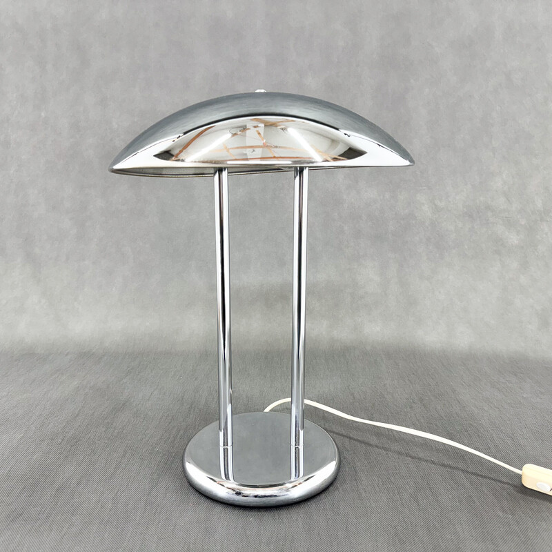 Vintage mushroom lamp in chrome steel by Robert Sonneman for Ikea, 1980