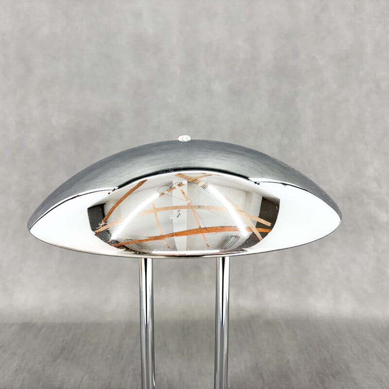 Vintage mushroom lamp in chrome steel by Robert Sonneman for Ikea, 1980