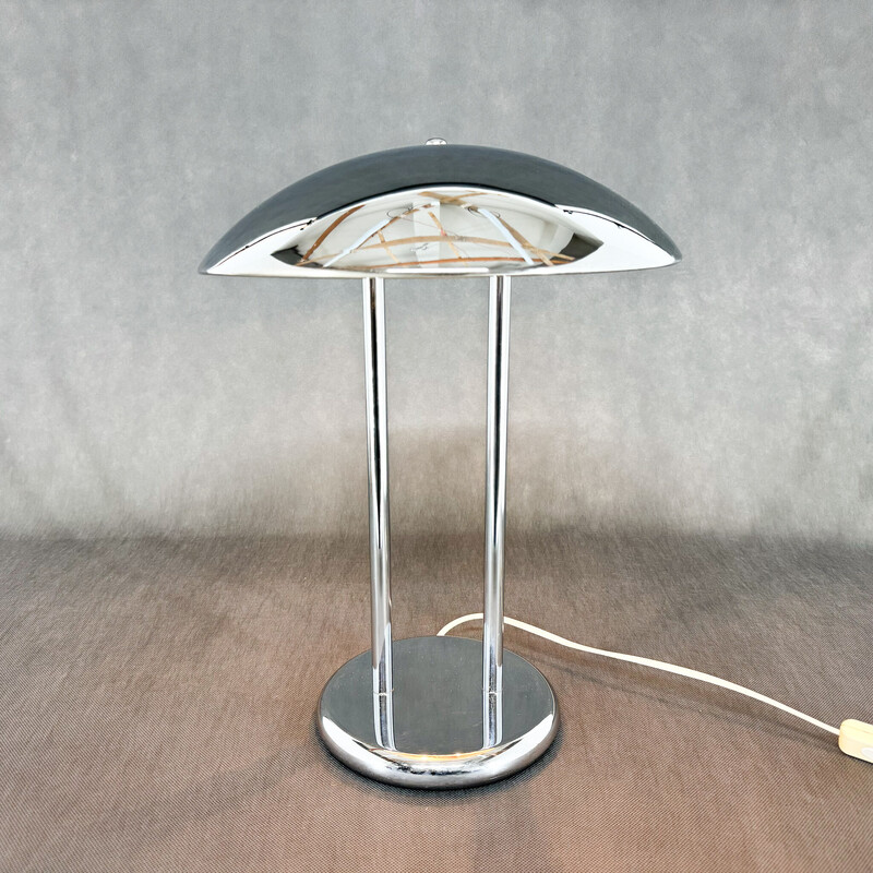 Klassische Pilzlampe aus Chromstahl von Robert Sonneman für Ikea, 1980