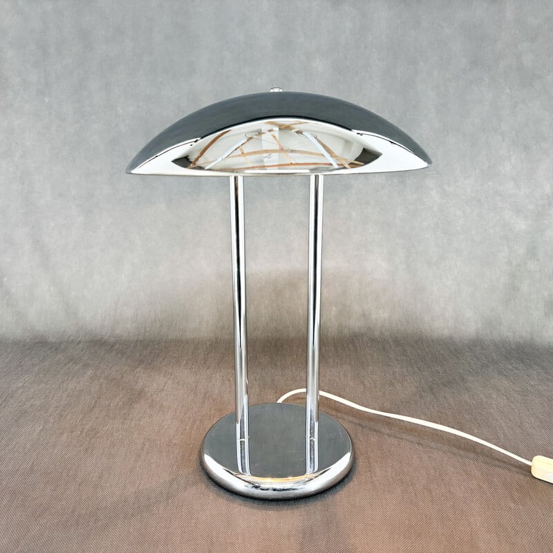 Vintage mushroom lamp in chrome steel by Robert Sonneman for Ikea, 1980