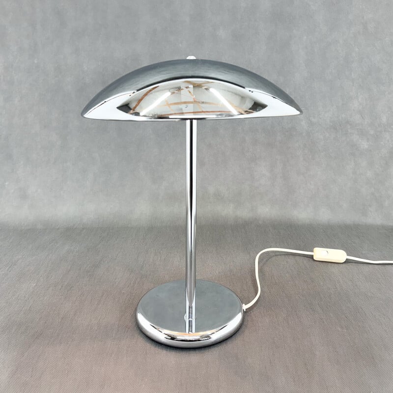 Vintage mushroom lamp in chrome steel by Robert Sonneman for Ikea, 1980