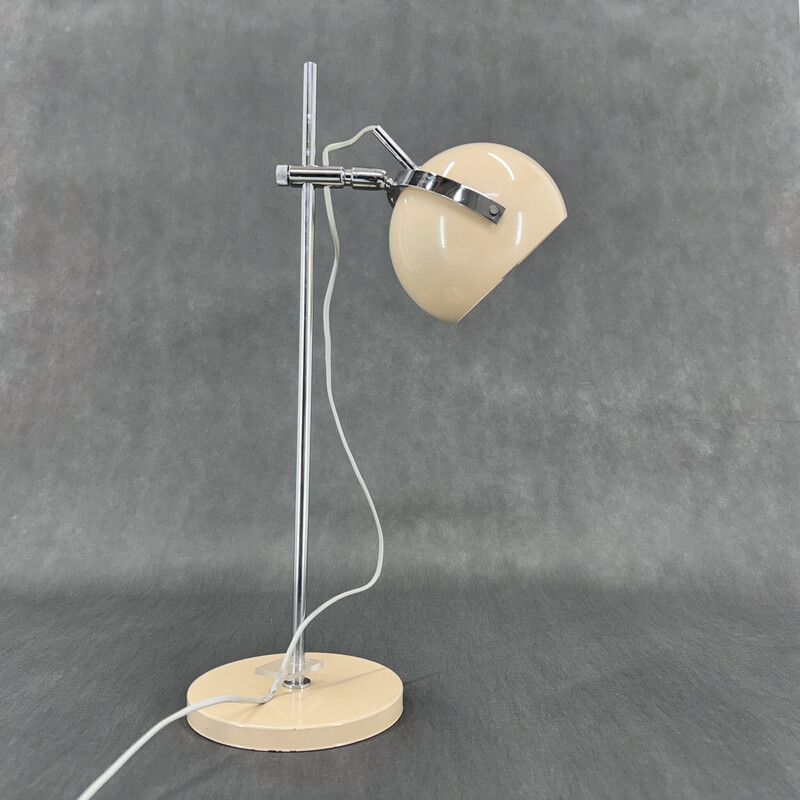 Vintage Space Age Eyeball adjustable table lamp, Italy 1960